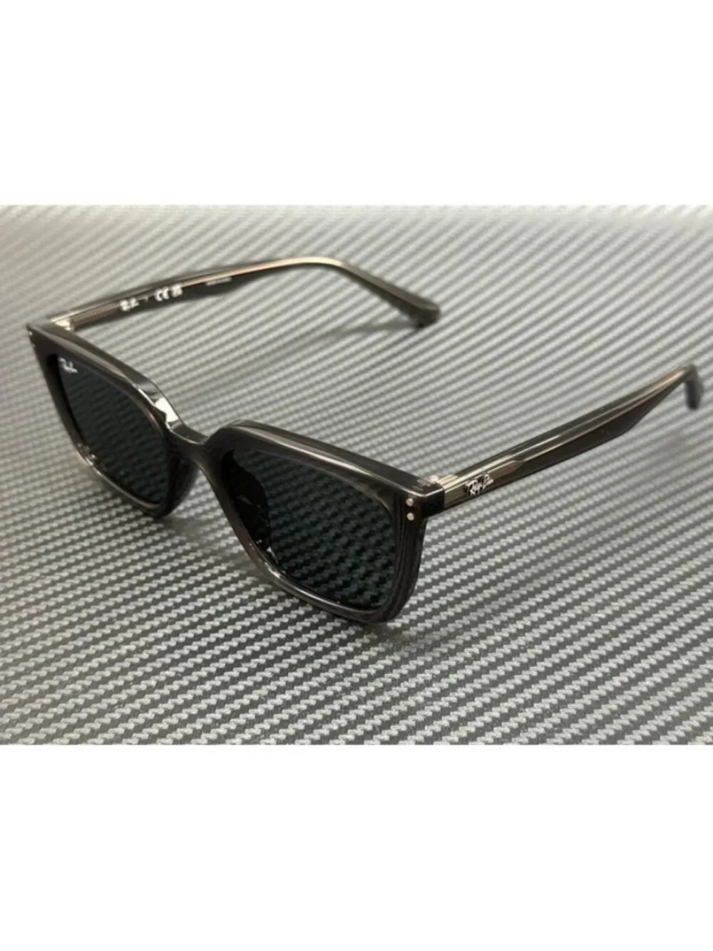 New Ray-Ban Men Transparent Grey Sunglasses 54-21-145